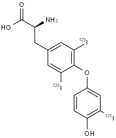 Liothyronine I-123 Struktur