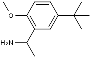 1-(5-(TERT-BUTYL)-2-METHOXYPHENYL)ETHANAMINE Struktur