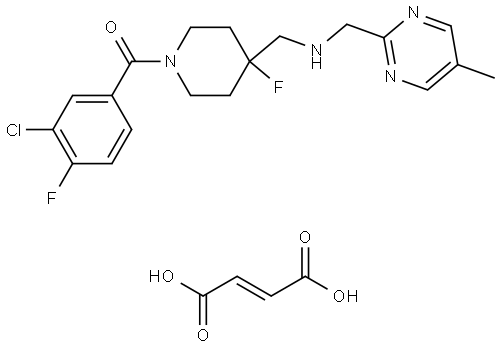 F-15599 Fumarate Struktur