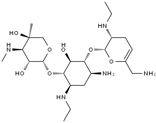 Netilmicin EP Impurity C Struktur