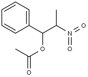 Benzenemethanol, α-(1-nitroethyl)-, 1-acetate