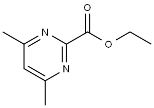 ethyl 4,6-dimethylpyrimidine-2-carboxylate Struktur