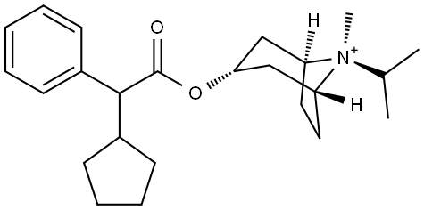 Ciclotropium (free base) Struktur