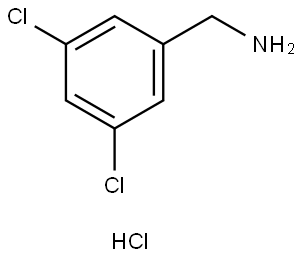 (3,5-dichlorophenyl)methanamine hydrochloride Struktur