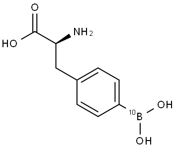 Boronophenylalanine B-10 Struktur