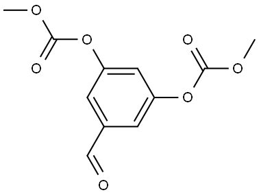 α-Resorcylaldehyde, bis(methylcarbonate) (3CI)