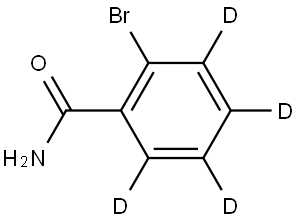 2-bromobenzamide-3,4,5,6-d4 Struktur