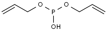 Allyl phosphite, (C3H5O)2(HO)P (7CI) Struktur