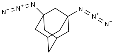 1,3-Diazidoadamantane Struktur