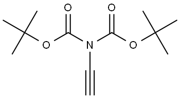 Imidodicarbonic acid, 2-ethynyl-, 1,3-bis(1,1-dimethylethyl) ester Struktur