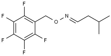 Isovaleraldehyde-PFBOA derivative in acetonitrile Struktur