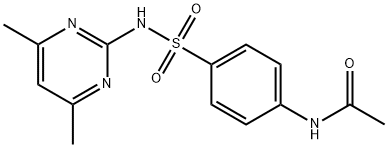 sulfamethazine-n4-acetyl Struktur