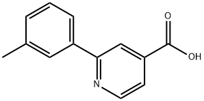 2-(3-Methylphenyl)isonicotinic acid Struktur