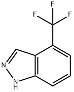 4-(三氟甲基)-1H-吲唑 結(jié)構(gòu)式