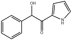 2-HYDROXY-2-PHENYL-1-(1H-PYRROL-2-YL)ETHANONE Struktur