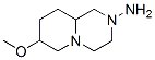 2H-Pyrido[1,2-a]pyrazin-2-amine,octahydro-7-methoxy-(9CI) Struktur