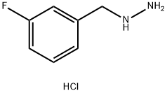 [(3-fluorophenyl)methyl]hydrazine dihydrochloride Struktur