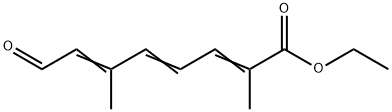 2,4,6-Octatrienoic acid, 2,6-dimethyl-8-oxo-, ethyl ester Struktur