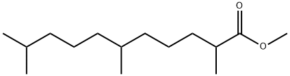 2,6,10-Trimethylundecanoic acid methyl ester Struktur