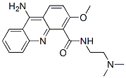 9-Amino-N-(2-(dimethylamino)ethyl)-3-methoxy-4-acridinecarboxamide Struktur