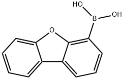 Dibenzofuran-4-boronic acid Struktur