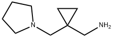 1-[1-(1-PYRROLIDINYLMETHYL)CYCLOPROPYL]METHANAMINE Struktur