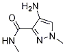 1H-Pyrazole-3-carboxamide,  4-amino-N,1-dimethyl- Struktur