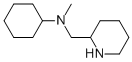 N-cyclohexyl-N-methyl-N-(piperidin-2-ylmethyl)amine Struktur