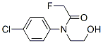 4'-Chloro-2-fluoro-N-(2-hydroxyethyl)acetanilide Struktur