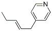 Pyridine, 4-(2-pentenyl)- (9CI) Struktur