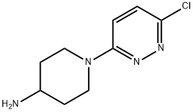 1-(6-chloropyridazin-3-yl)piperidin-4-amine(SALTDATA: 2HCl 1.4H2O) Struktur