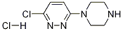 3-Chloro-6-piperazinopyridazine Hydrochloride Struktur