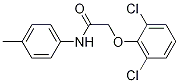 2-(2,6-dichlorophenoxy)-N-p-tolylacetaMide Struktur