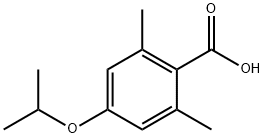 4-ISOPROPOXY-2,6-DIMETHYLBENZOIC ACID Struktur