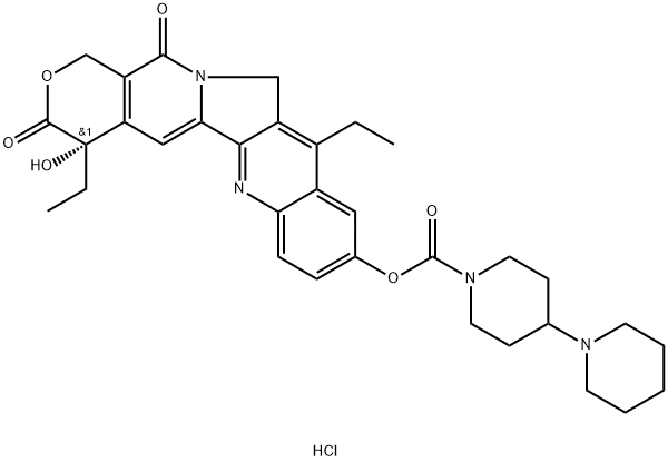 鹽酸伊立替康 結(jié)構(gòu)式