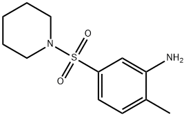 2-METHYL-5-(PIPERIDINE-1-SULFONYL)-PHENYLAMINE Struktur