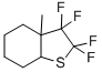 BENZO(b)THIOPHENE, OCTAHYDRO-3a-METHYL-2,2,3,3-TETRAFLUORO- Struktur