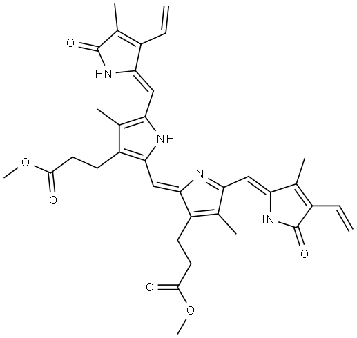 BILIVERDIN DIMETHYL ESTER Struktur