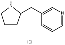 3-(PYRROLIDIN-2-YLMETHYL)PYRIDINE 2HCL Struktur