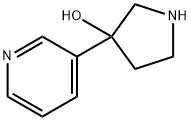 3-(3-PYRIDINYL)-3-PYRROLIDINOL Struktur