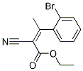 2-Butenoic acid, 3-(2-broMophenyl)-2-cyano-, ethyl ester Struktur