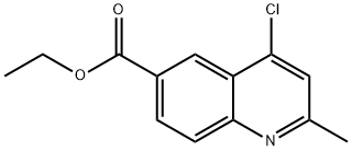 ethyl 4-chloro-2-methylquinoline-6-carboxylate Struktur