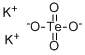 POTASSIUM TELLURATE Struktur