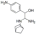 2-amino-1-(4-aminophenyl)-2-(norbornan-2-ylamino)ethanol Struktur