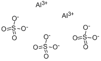 Aluminum sulfate Structure