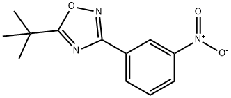 5-tert-Butyl-3-(3-nitrophenyl)-1,2,4-oxadiazole Struktur