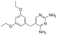 5-[(3,5-Diethoxyphenyl)methyl]-2,4-pyrimidinediamine Struktur