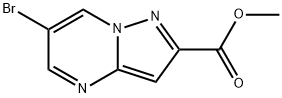 Methyl 6-bromopyrazolo[1,5-a]pyrimidine-2-carboxylate Struktur