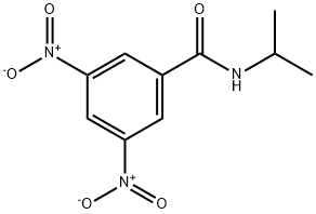 BenzaMide, N-(1-Methylethyl)-3,5-dinitro- Struktur