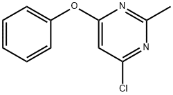 4-chloro-2-methyl-6-phenoxypyrimidine Struktur